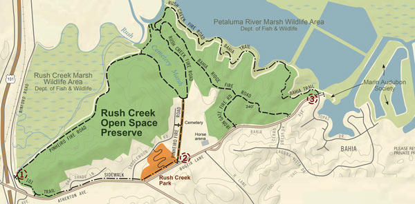 Rush Creek Map